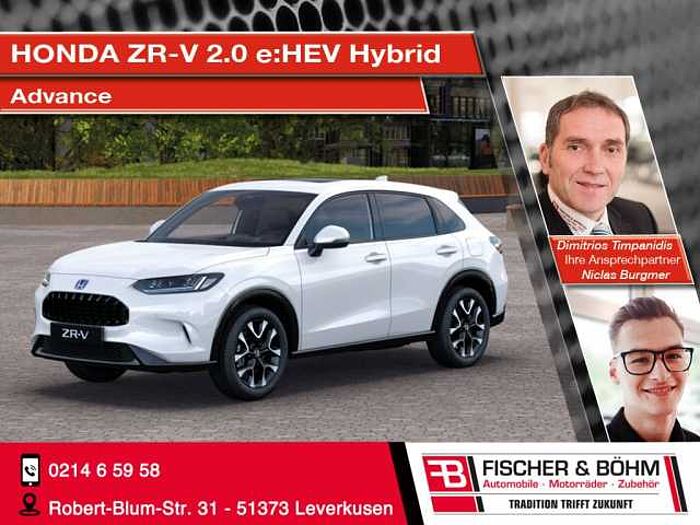Honda ZR-V 2.0 e: HEV Hybrid Advance