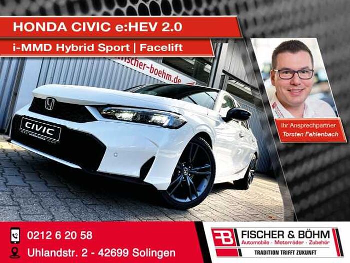 Honda Civic e: HEV 2.0 i-MMD Hybrid Sport - Facelift