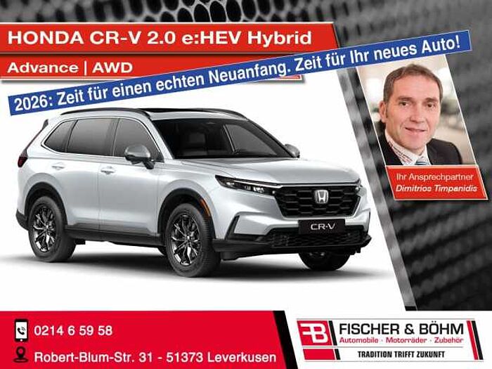 Honda CR-V 2.0 e:HEV Hybrid Advance - AWD