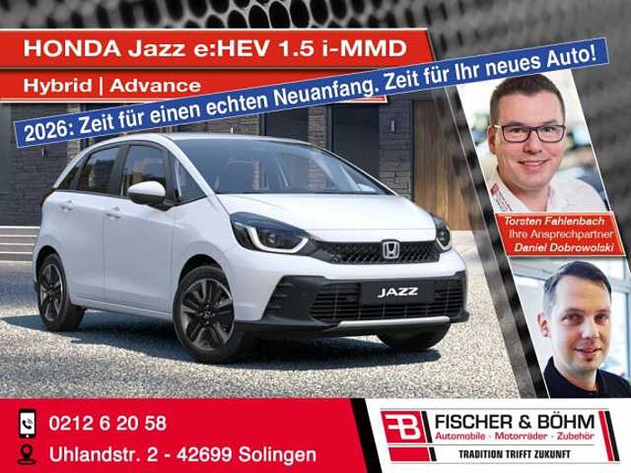 Honda Jazz e: HEV 1.5 i-MMD Hybrid Advance
