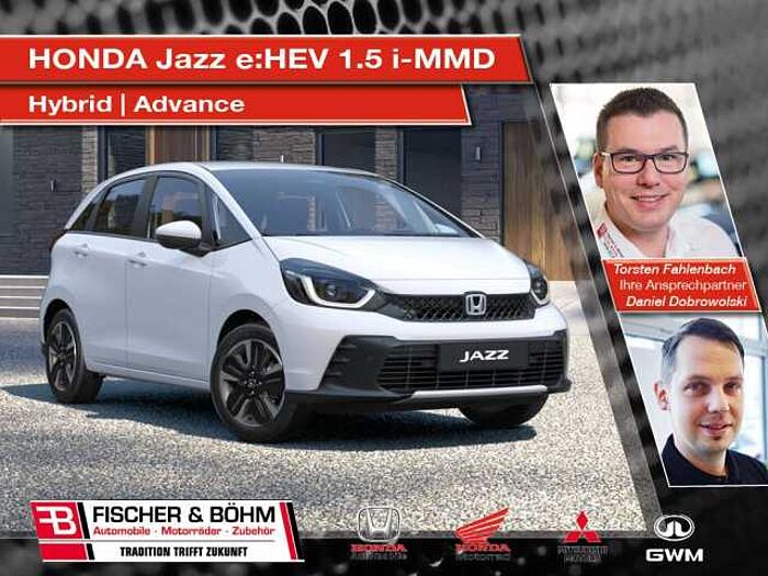 Honda Jazz e: HEV 1.5 i-MMD Hybrid Advance