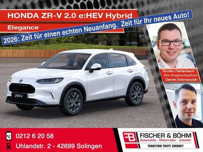 Honda ZR-V 2.0 e: HEV Hybrid Elegance
