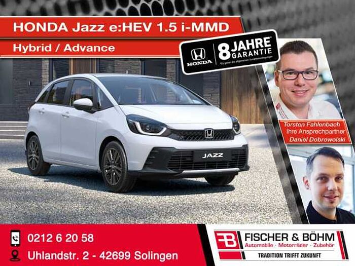 Honda Jazz e: HEV 1.5 i-MMD Hybrid Advance